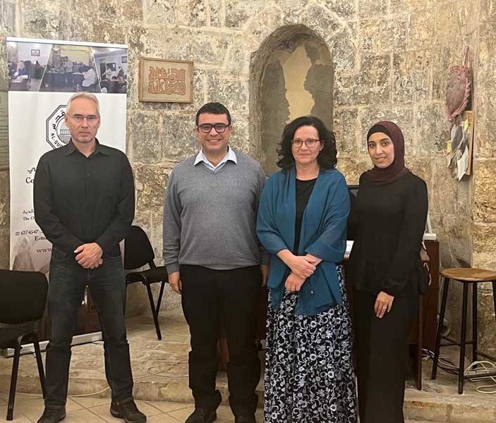 Dr. Stogarova visited the university’s Community Action Center in Jerusalem